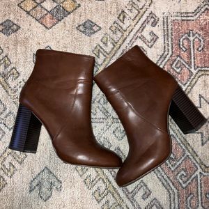 Brown Heeled Boots
